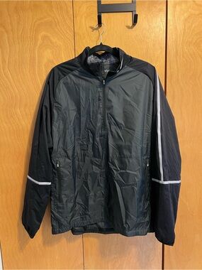 Men's NWT Nike Golf Black Lightweight Windbreaker Jacket